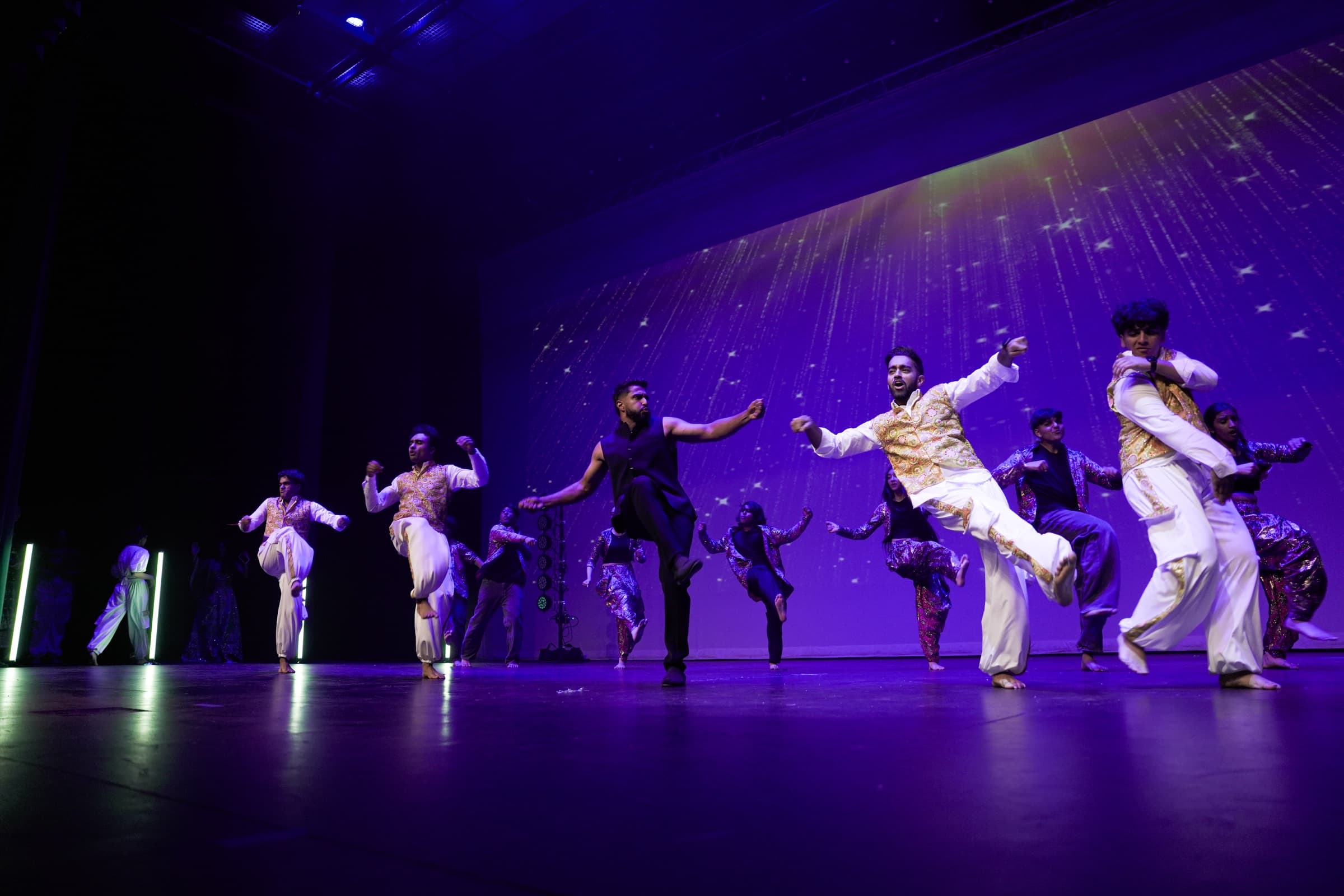RRB dancers on stage